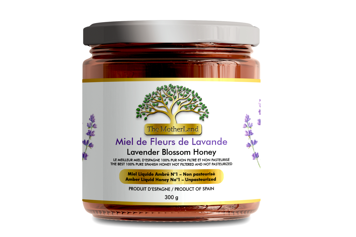 Lavender Honey from Spain Unfiltered and Unpasteurized 500g