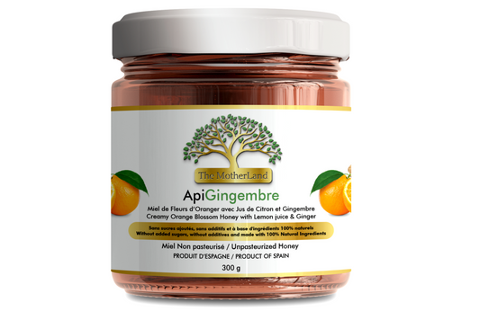 ApiGingembre Honey from Spain Unfiltered and Unpasteurized