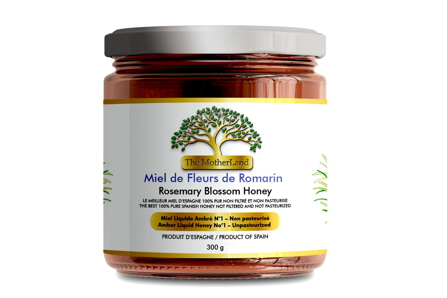 Rosemary Honey from Spain Unfiltered and Unpasteurized 500g